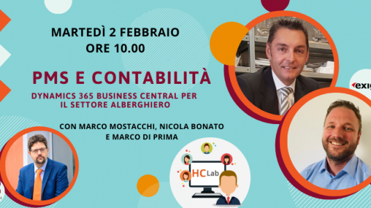 HC Lab. PMS e contabilità alberghiera: Dynamics 365 Business Central