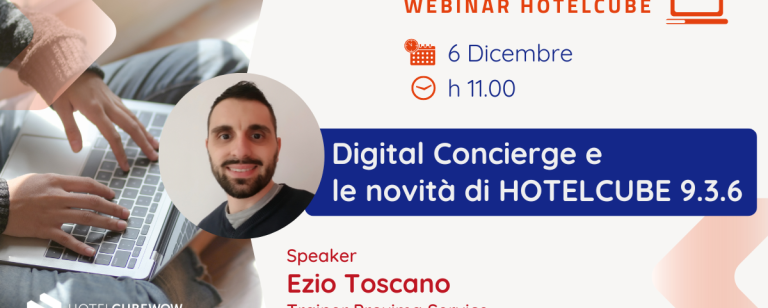 Digital Concierge e le novità di HOTELCUBE v.936